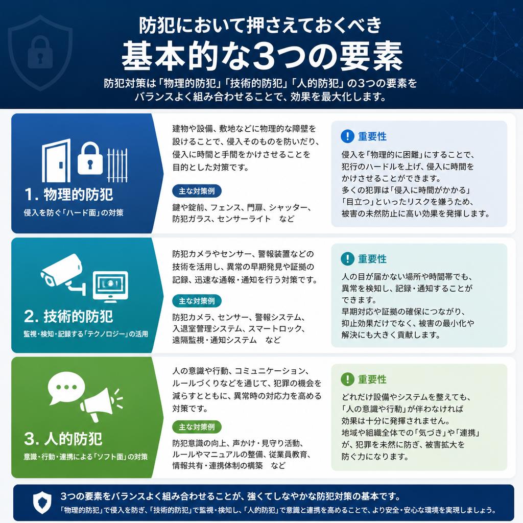 2. 住宅防犯の3大要素