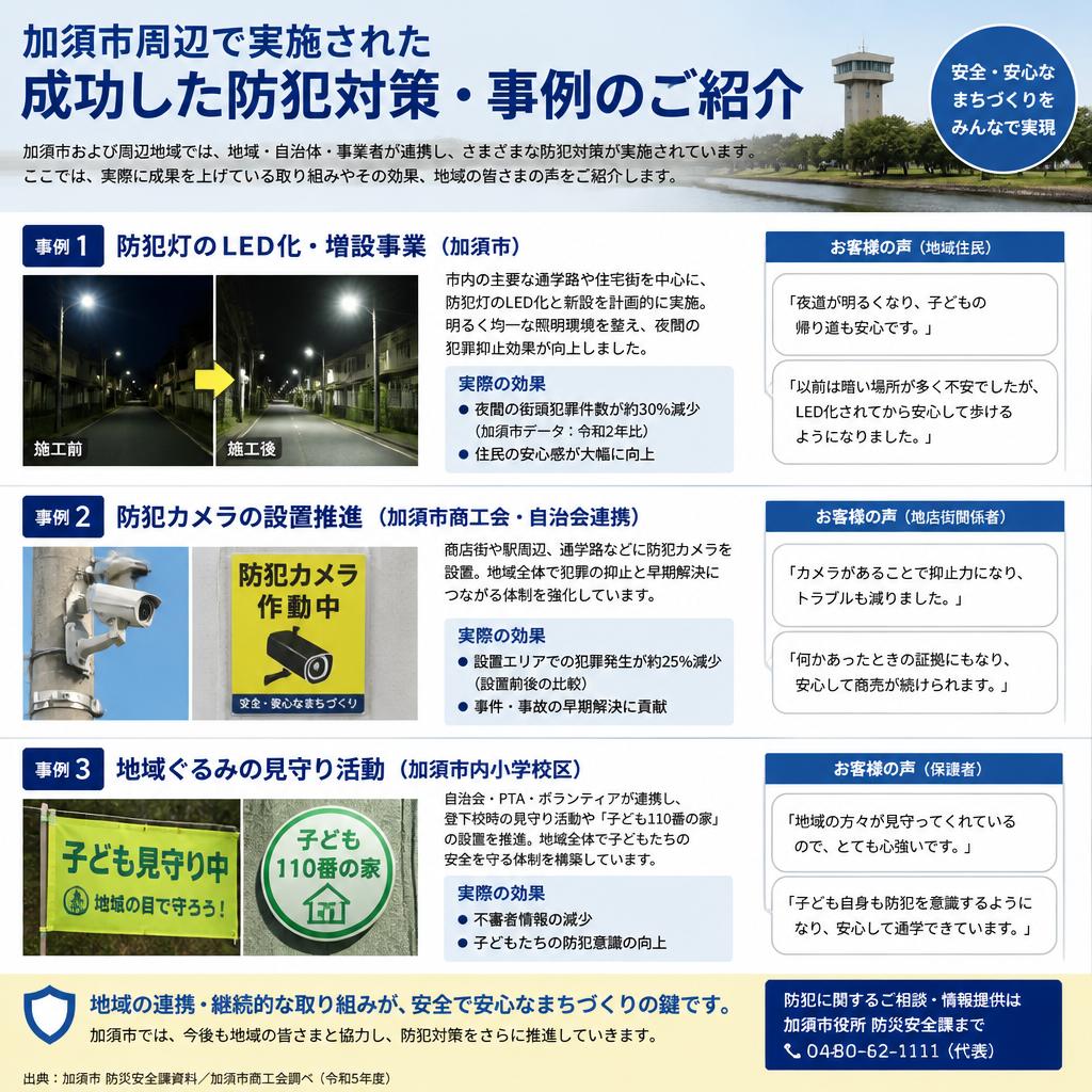5. 加須市周辺での防犯対策の成功事例