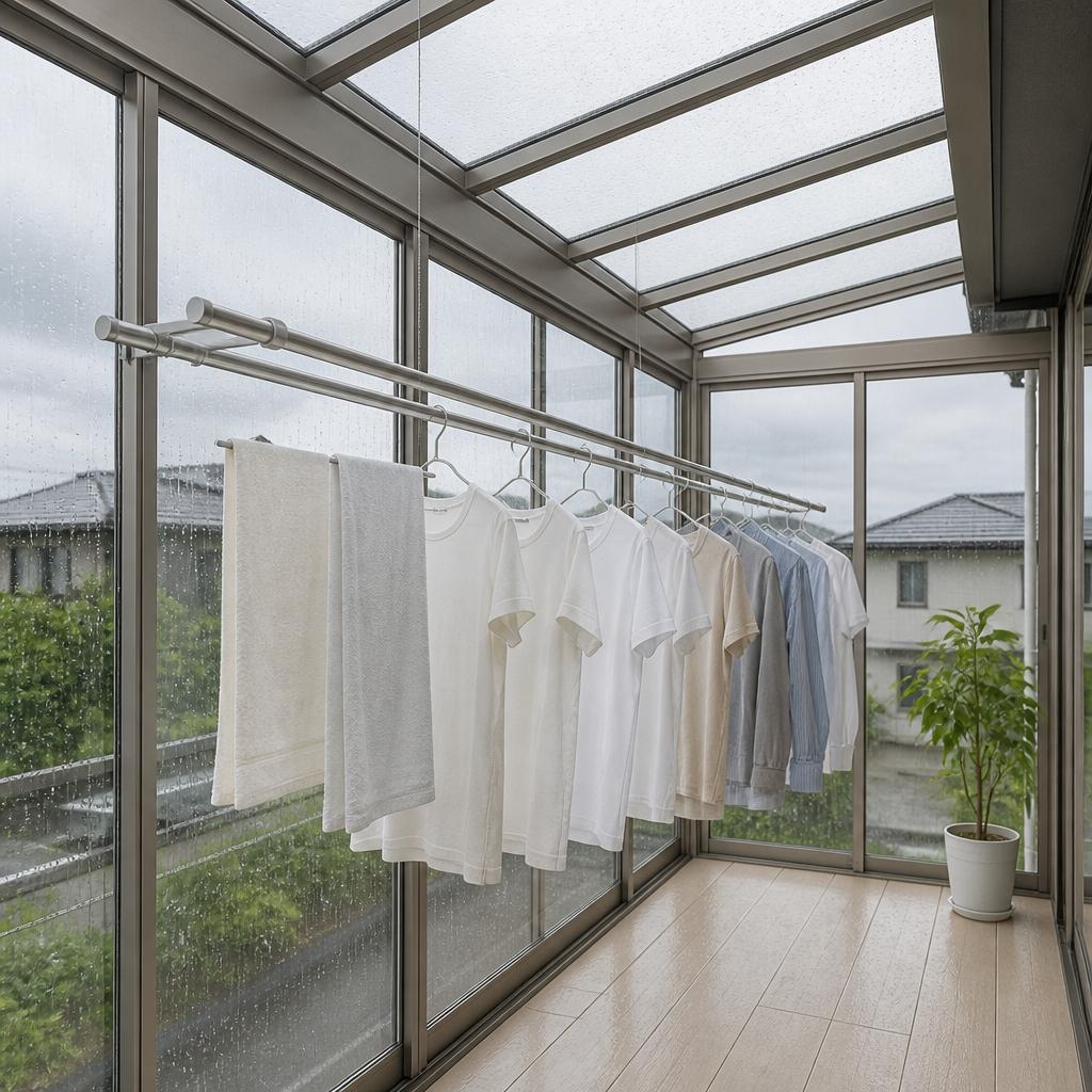 突然の雨から守る！
